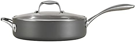 Tramontina 55 qt Covered Deep Saut Pan Hard Anodized