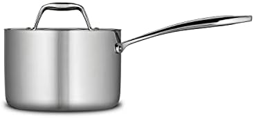 Durable 2-Quart Saucepan with Lid
