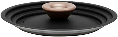 Sturdy Stackable Pots Pans Lid Matte Black