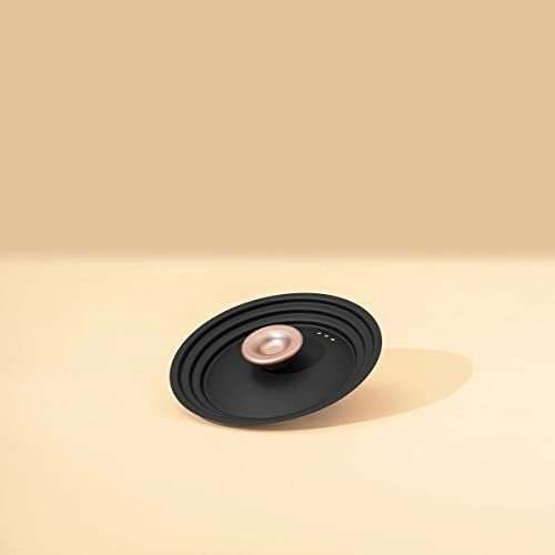 Sturdy Stackable Pots Pans Lid Matte Black