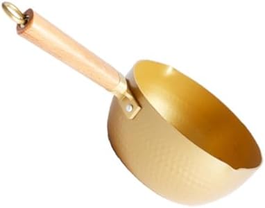 Japanese Style 18cm Gold Milk Pan with Ergonomic Handle