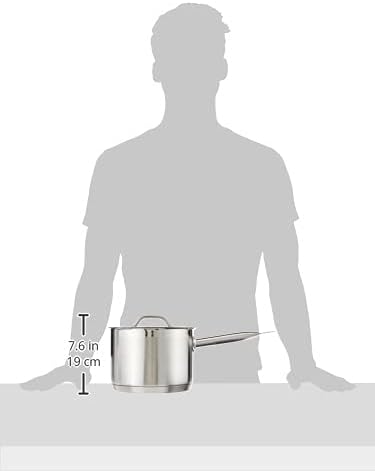 Winco stainless steel sauce pan perfect 45 quart with cover
