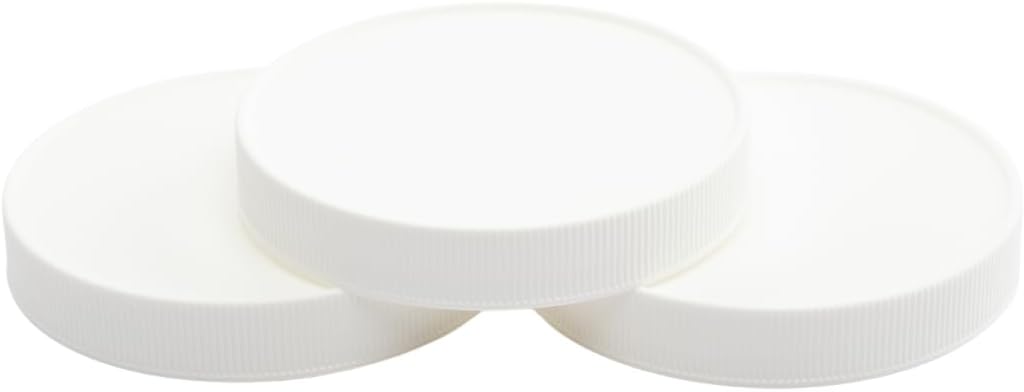 Secure Storage Jar Lids White 3-Pack