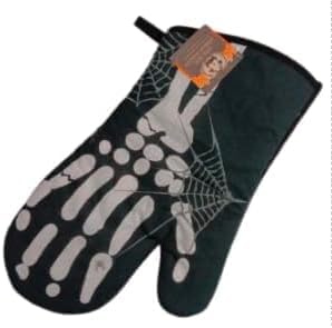 Skeleton Hand Oven Mitts 2 Pack Halloween Decor