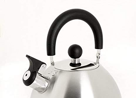Classic Whistling Tea Kettle 100 Stainless Steel with Stay Cool Handle 25 Quart