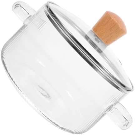 Glass Cooking Pot with Lid