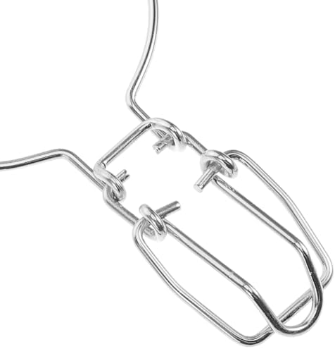 Wide Mouth Glass Jar Sealed Buckle Wire Clamp Silver