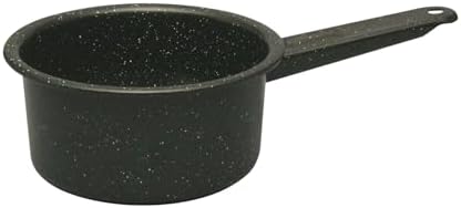 Sturdy Granite Ware Saucepan 1-Quart Speckled Black