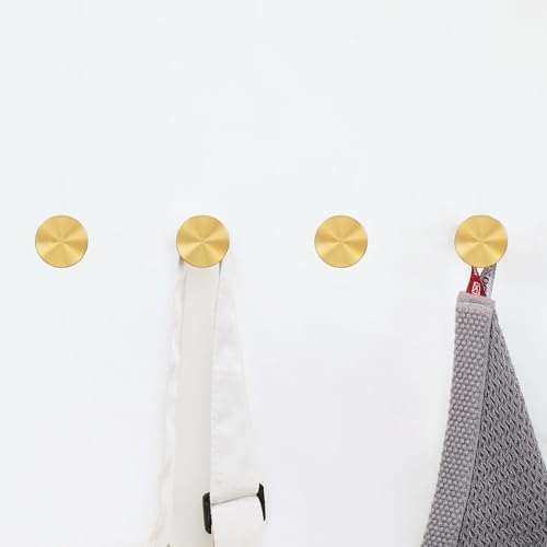 Durable Gold Coated Towel Hook for Bathroom Organization