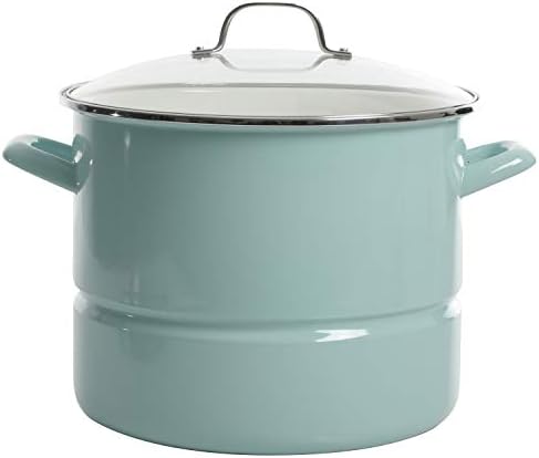 Kenmore 16-Quart Steam Pot with Insert and Lid Glacier Blue