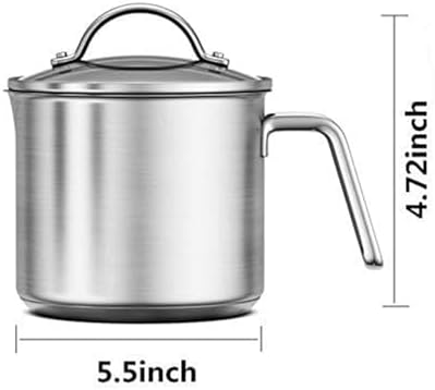 THEGA 15QT Stainless Steel Saucepan with Lid