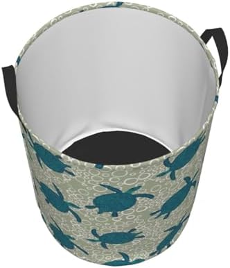 AFHYZY Turtle Laundry Hamper Collapsible with Handles