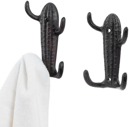 Vibrant Southwestern Cast Iron Coat Hooks