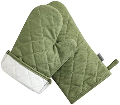 4 pc Oven Mitts and Pot Holders Set 500 Degree Heat Resistant