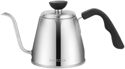 Gooseneck Coffee Kettle Travel-Friendly 24oz Pour Over 304 Stainless Steel