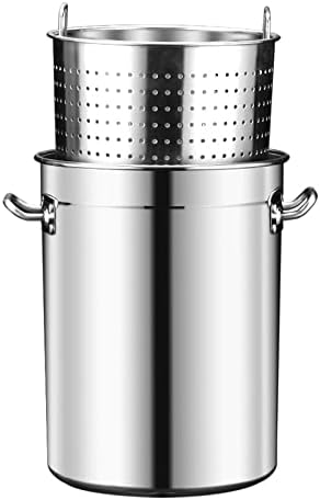 Ergonomic Stainless Steel Stock Pot
