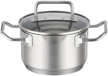 Rsle EXPERTISO 63-in 1810 SS Casserole Pot with Glass Lid