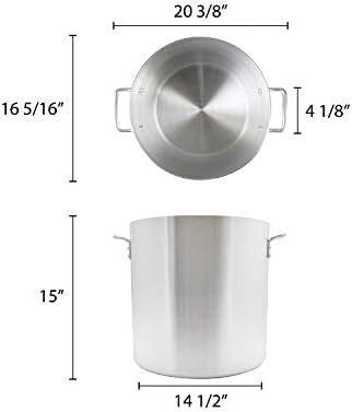 Sturdy 50 Quart Aluminum Stock Pot