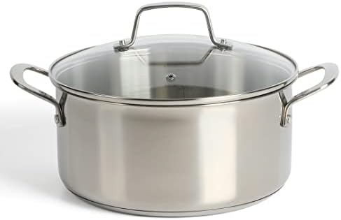 Martha Stewart 5-Quart 188 Stainless Steel Dutch Oven