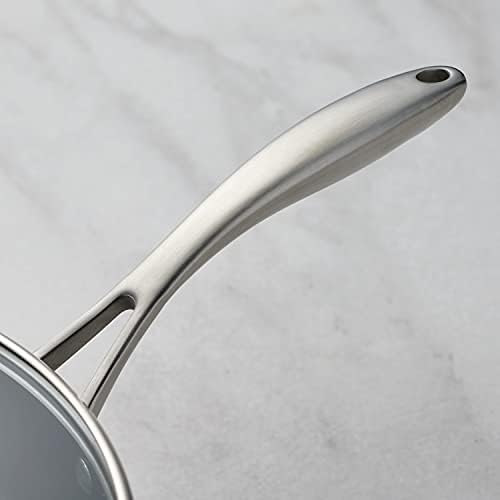 Tramontina 55 qt Covered Deep Saut Pan Hard Anodized