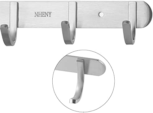 Versatile Wall Mount Hat Coat Hook Rack for Home Office Use