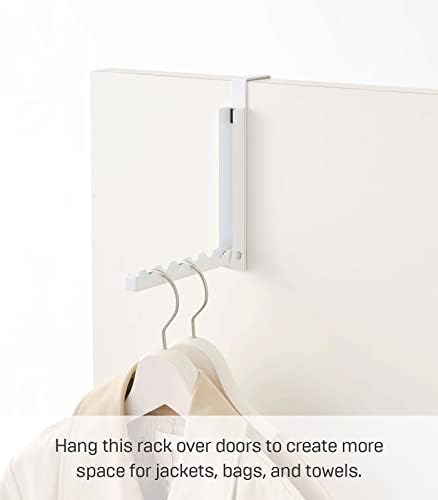 Yamazaki Home 7161 Folding Coat Hook with 6 Ridges