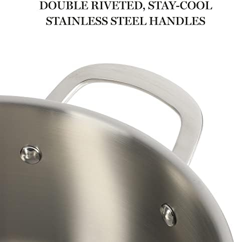 Martha Stewart 5-Quart 188 Stainless Steel Dutch Oven