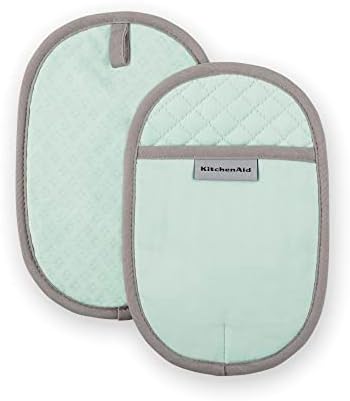 Sturdy Heat-Resistant KitchenAid Asteroid Pot Holder Set Honey Orange