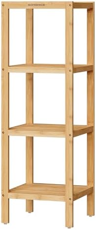 Bamboo Multi-Functional Storage Rack for Home Use