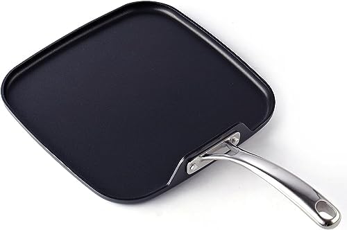 Cooks Standard Pro 11-inch Nonstick Griddle Pan - Easy Cooking Performance Style