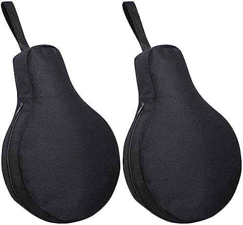 Hemoton 2-Piece Cast Iron Folding Bag for Outdoor Camping