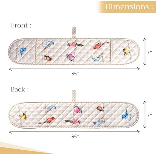 Double Oven Mitt with Loop - 7x35