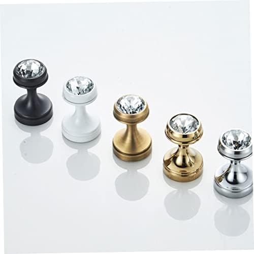 Elegant Gold Towel Hook with Shiny Crystal Design