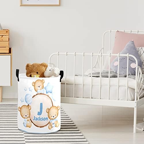 Cute Bear Blue Personalized - Extra Space Organization