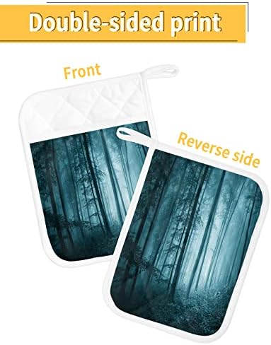 Halloween Forest 5-Piece Pot Holder Set