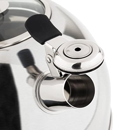 Viking 3-Ply Stainless Steel Whistling Tea Kettle 26 Quart