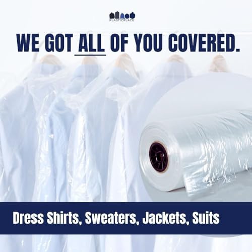 Plasticplace Mil Garment Bags Clear 240 Count