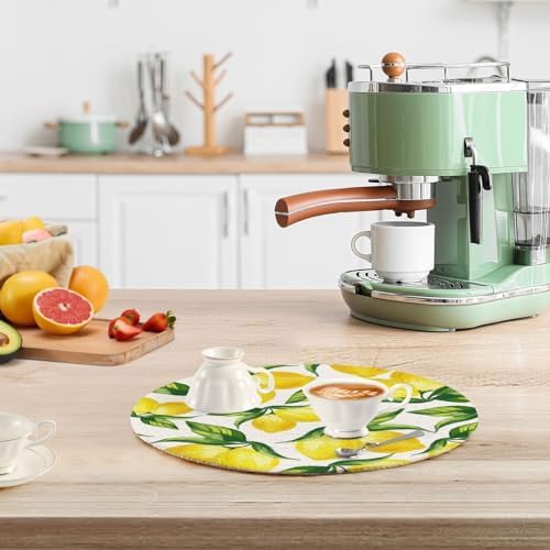ALAZA Yellow Lemon Pot Holder Set
