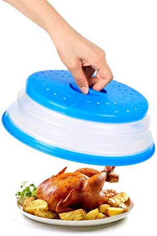 Easy Collapsible Microwave Cover for Controllable Splatters