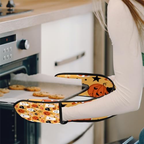 Warm Protective Halloween Oven Mitts