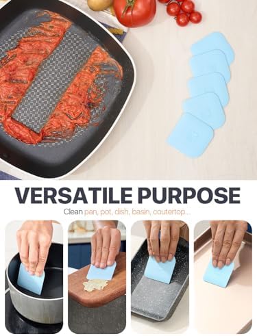 Compact Pan Scrape Set slip-resistant non-stick ergonomic