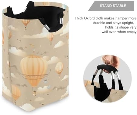 Kigai Collapsible Laundry Basket with Handles Large Waterproof Perfect for Storage
