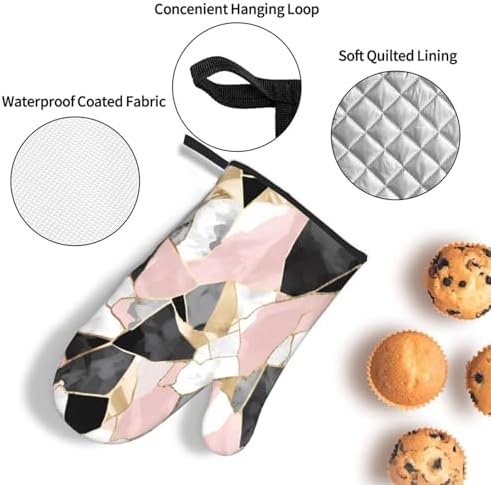 Chefs Choice Heat-Resistant Oven Mitts Pot Holders Set of 3