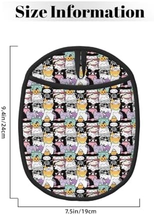 Fun Halloween Cat Pot Holder Mitts for Kitchen