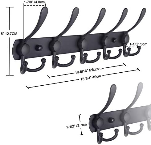 Durable Wall-Mounted Coat Rack