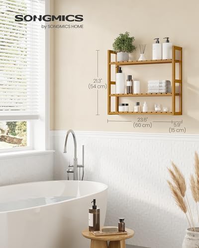 Sturdy Bamboo Storage Shelf for Home