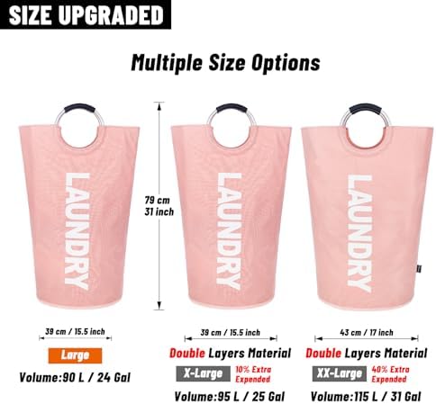 Multi-Size Waterproof Laundry Basket