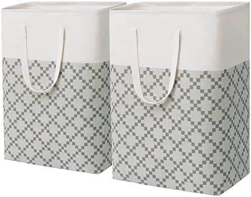 Stay Stylish Space-Saving 2-Pack Laundry Basket