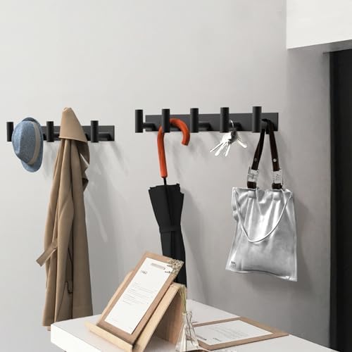 Spot-on 5-Hook Wall Hook for Coats Hats and Towels