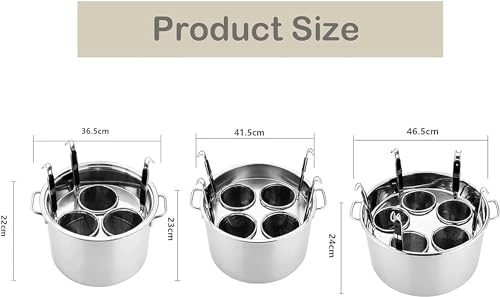 Stainless Steel Stockpot with Colander Induction Compatible
